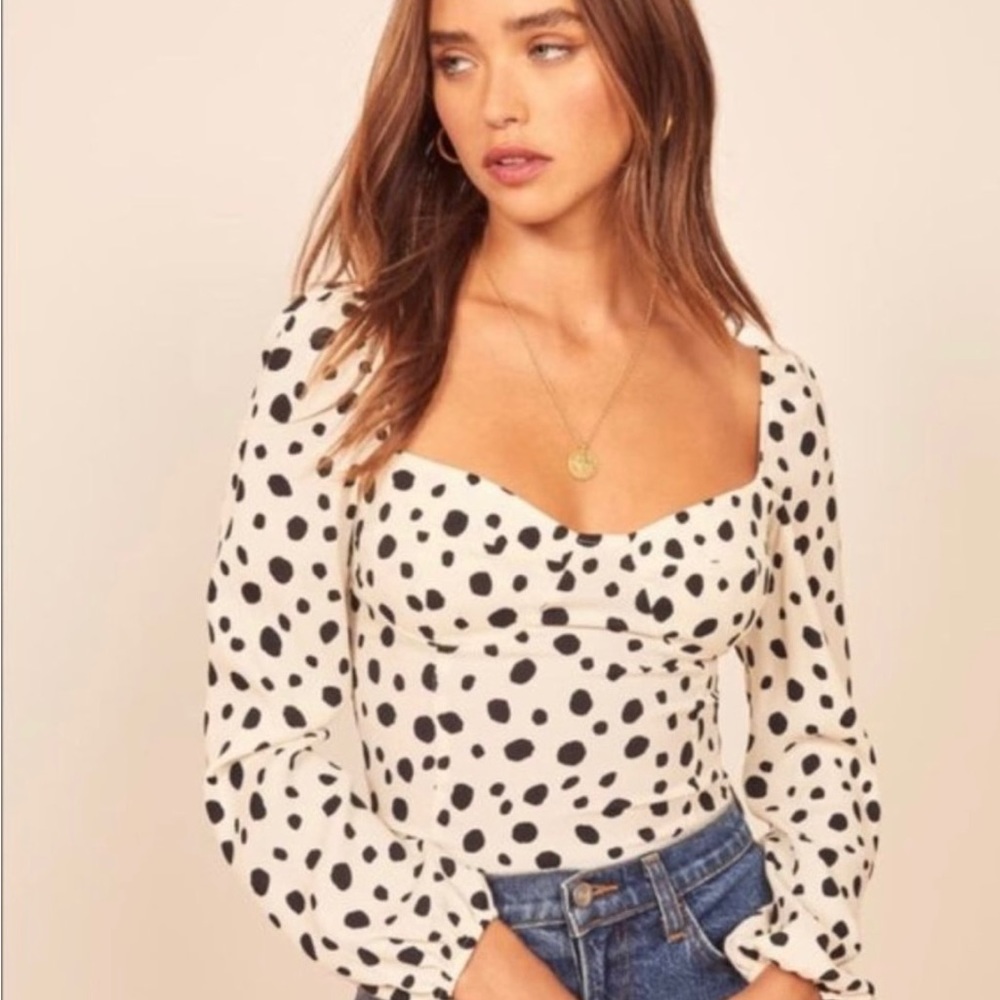 Reformation Ink Blot Size 4 Top